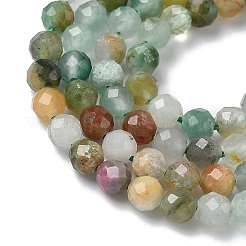 Natürliche afrikanische Jade Perlen Stränge&nbsp;G-L651-C04-4mm
