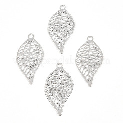 Acumular colgantes de filigrana de bronce chapado&nbsp;KKC-T001-43P