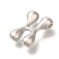 Cremagliera perle di ottone di placcatura&nbsp;KK-S051-01P-H