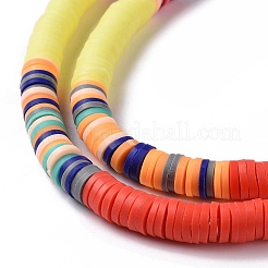 Chapelets de perle en pâte polymère manuel&nbsp;CLAY-C003-04C