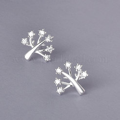 925 Ohrstecker aus Sterlingsilber mit Mikropavé und klarem Zirkonia in Baumform&nbsp;FS-WG69278-01