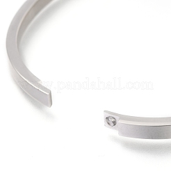 Bracelets en acier inoxydable 304 anti-ternissement&nbsp;STAS-I169-03C-P