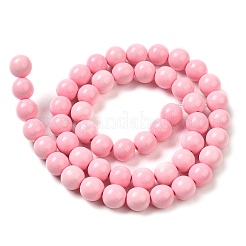 Synthetik Meer weißer Jade Perlen Stränge&nbsp;G-S254-8mm-B01