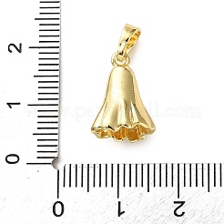Pendentifs avec zircon cubiques à micro-pavés en laiton&nbsp;KK-I383-07G-01