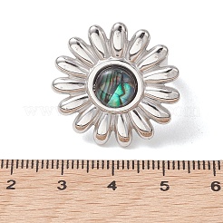 Anillos abiertos ajustables de acero inoxidable 304&nbsp;RJEW-JR01019-02