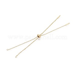 Verstellbare Messing Slider Armbänder machen&nbsp;KK-T059-01G-NF