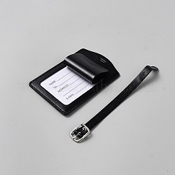 Étiquettes de bagages en cuir pu&nbsp;FIND-WH0366-248