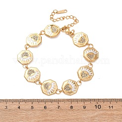 Bracelets à maillons en acier inoxydable 304&nbsp;BJEW-T027-04B-G