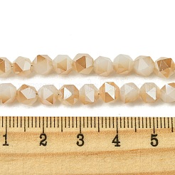 Chapelets de perles en verre électroplaqué&nbsp;EGLA-K061-08A-PL01