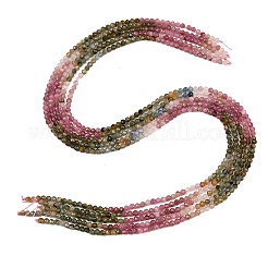 Fili di perle di tormalina multicolore naturale&nbsp;G-H266-15B-01