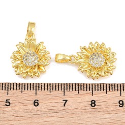 Pendentifs en laiton zircon cubique transparent&nbsp;CU-CBA9AB3-17G