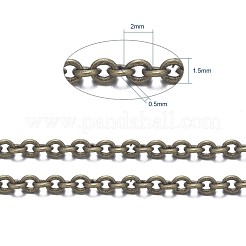 Chaînes de câble en laiton&nbsp;CHC-034Y-AB-NF