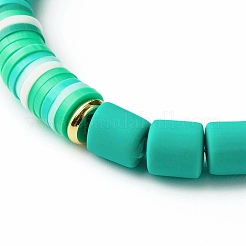 Handgemachte Stretch-Armbänder aus Fimo&nbsp;BJEW-JB06352