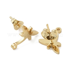 Libelle Ionenbeschichtung (IP) 304 Edelstahl Ohrstecker Zubehörse&nbsp;STAS-I206-97G