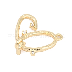 Pendentifs avec zircon cubiques à micro-pavés en laiton&nbsp;LS-ZIRC-P122-01E-G01
