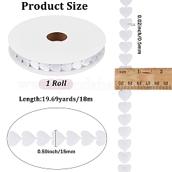 18 m Herz-Polyester-Spitzenband&nbsp;OCOR-CY0004-11A