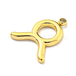 Pendenti in acciaio inossidabile 304 placcati in oro 18k con placcatura sotto vuoto in PVD&nbsp;STAS-L278-002G-02