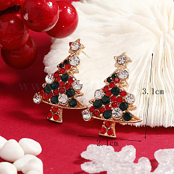 Colliers pendentifs en alliage de strass pour sapin de Noël&nbsp;WG792CD-05