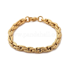 Armbänder aus Edelstahl 667 (entspricht Güteklasse 201)&nbsp;BJEW-P351-01B-G