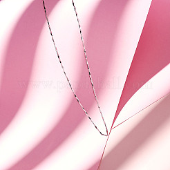 Colliers chaîne à 925 maillon en argent sterling plaqué rhodium&nbsp;JN986A