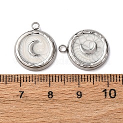 304 Edelstahl-Emaille-Anhänger&nbsp;X-STAS-P406-20P