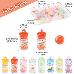 30 pendentif lumineux en résine époxy&nbsp;RESI-FS0002-14