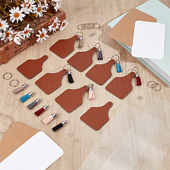 30 Stück Etikettenanhänger aus PU-Leder&nbsp;DIY-OC0014-24
