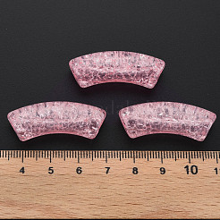 Perles en acrylique transparentes craquelées&nbsp;CACR-S009-001B-N26