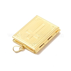Umweltfreundliche Medaillonanhänger aus Messing mit Rackbeschichtung&nbsp;KK-F850-06G