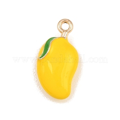 Pendenti smaltati in lega di frutta&nbsp;ENAM-P264-02I-G