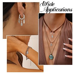 50 pièces 10 styles pendentifs en alliage de style tibétain&nbsp;FIND-CJ0005-98