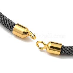 Fabricaciones de pulseras con cordones de nailon aptas para dijes de conectores.&nbsp;AJEW-P116-02G-07