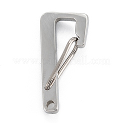 Fermoir porte-clés en acier inoxydable 304 anti-ternissement&nbsp;STAS-C024-23P