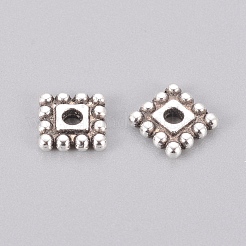 Perline di distanziatore stile tibetano&nbsp;TIBEB-00697-AS-NR