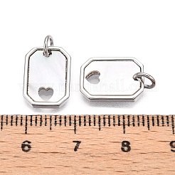 Messing & Muschel Charms&nbsp;KK-N254-212P