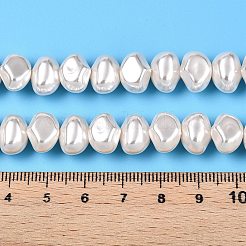 Fili di perle di vetro verniciato a spruzzo trasparente&nbsp;GLAA-N001-30