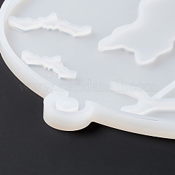 Stampi in silicone per uso alimentare con decorazione a ciondolo rotondo piatto fai da te&nbsp;SIMO-D002-03A