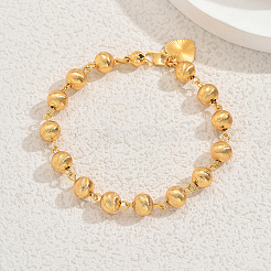 Braccialetti con perline rotonde in ottone per donna&nbsp;NG2159