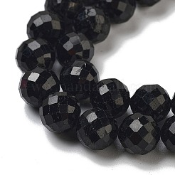 Natürliche schwarze Turmalin Perlen Stränge&nbsp;G-B088-C06-08