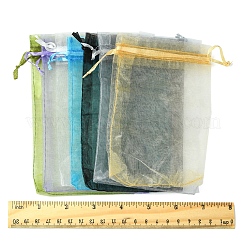 50 stücke organza taschen schmuck lagerung beutel hochzeit favor partei mesh kordelzug geschenk&nbsp;OP-FS0001-05A