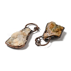 Grandi pendenti in agata solare naturale grezza grezza&nbsp;G-G019-03R-01