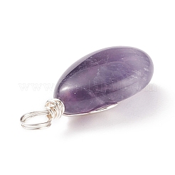 Pendenti d'ametista naturale&nbsp;PALLOY-JF01750-03
