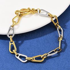 Gliederkettenarmbänder aus 304 Edelstahl für Damen&nbsp;BJEW-C113-02GP