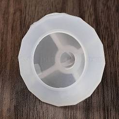 Facettierte runde DIY-Kerzenbecher-Silikonformen&nbsp;LS-DIY-Q037-07A