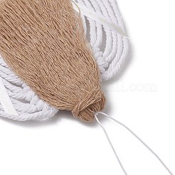 Ornements suspendus d'ange en coton macramé faits à la main&nbsp;HJEW-JM02760-03