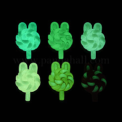 Cabujones de resina transparente luminosos y esmerilados&nbsp;RESI-T026-08M