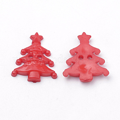 Boutons acryliques avec 2 trou&nbsp;BUTT-Q037-14