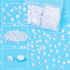 Cabochons imitation perles en plastique ABS et acrylique opaque&nbsp;OACR-PH0001-89