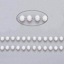 3.28 Fuß handgefertigte Glasperlenketten&nbsp;X-CHS-K013-01P