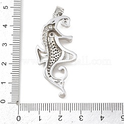 Pendentifs en laiton océanique micro pavés de zircones cubiques&nbsp;LS-KK-K411-04A-P
